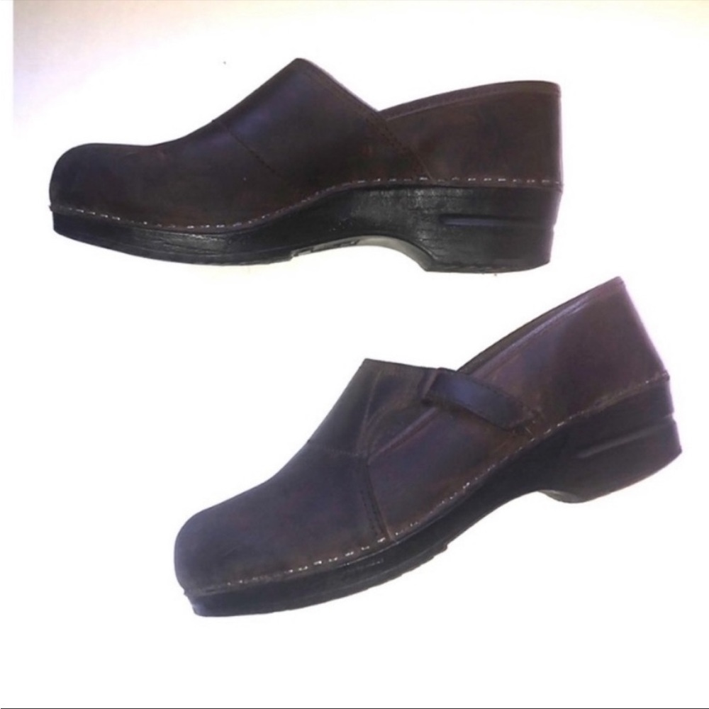 Dansko Leather Clogs
